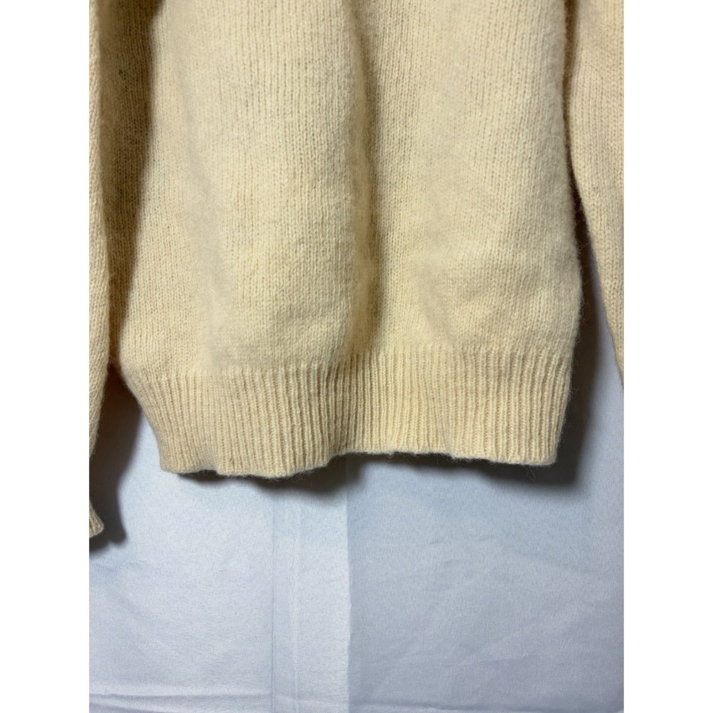 Vintage Debenhams Shetland‎ Wool Pullover Preppy Sweater Size Small Soft - Picture 8 of 13